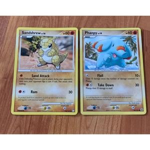Sandshrew and Phanpy‎ Pokemon Cards